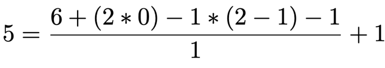 Shape of output vector after applying the 1x2 kernel.